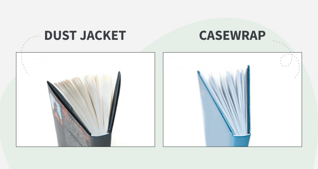 case wrap vs. dust jacket