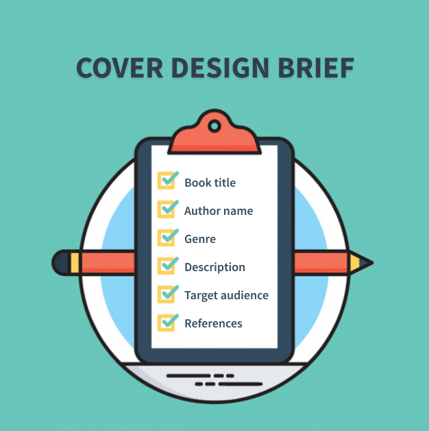 Book cover design tips on design brief
