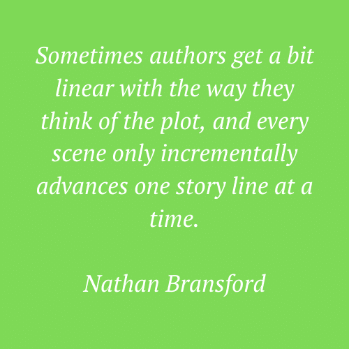 Nathan Bransford's quote