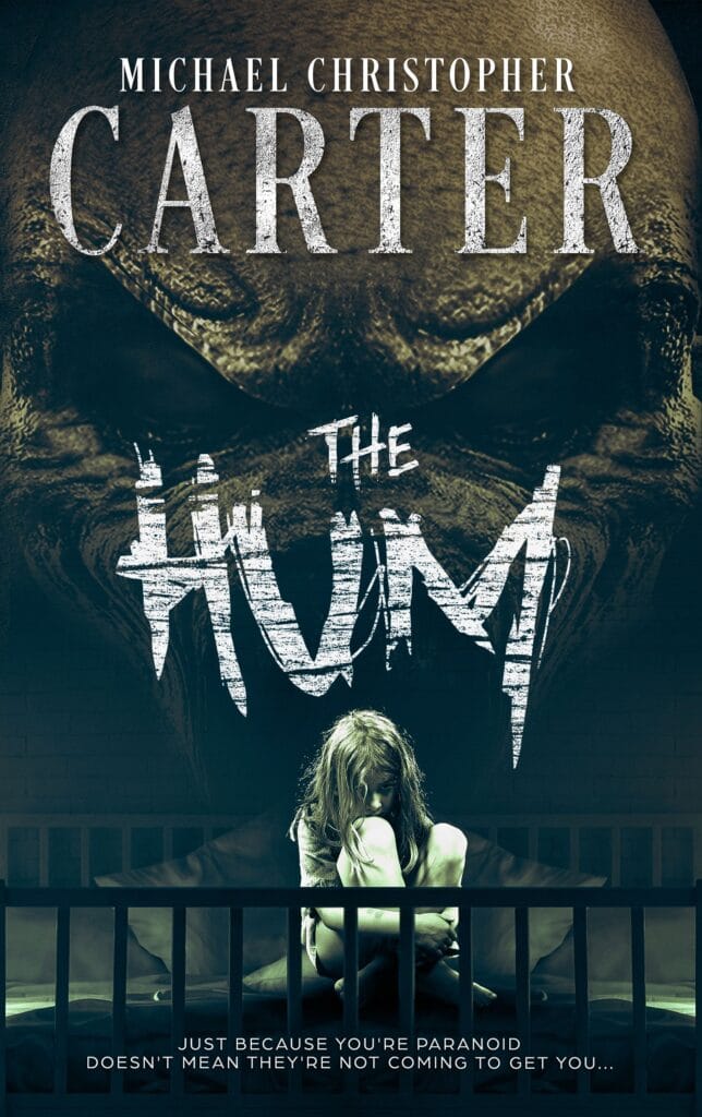 The Hum Horror & Thriller book cover typography