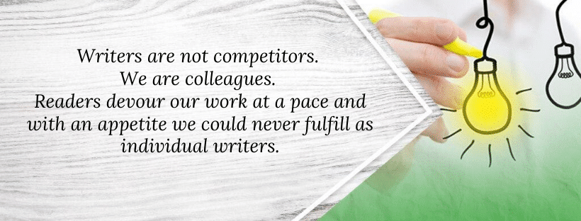 Writers aren't competitors