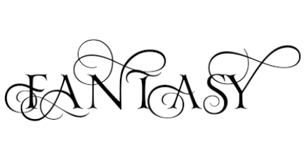 Fantasy Book Cover Font yana curls