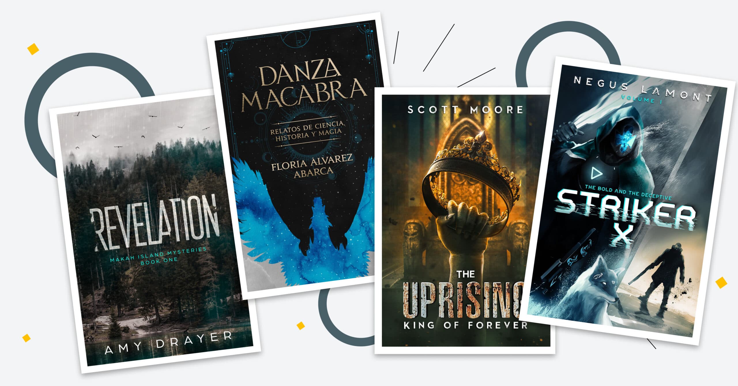 48 Inspiring Book Cover Design Ideas for Indie Authors