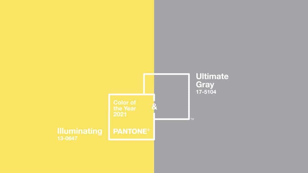 The  colors of 2021 - Ulrimate Grey and Illuminating 
