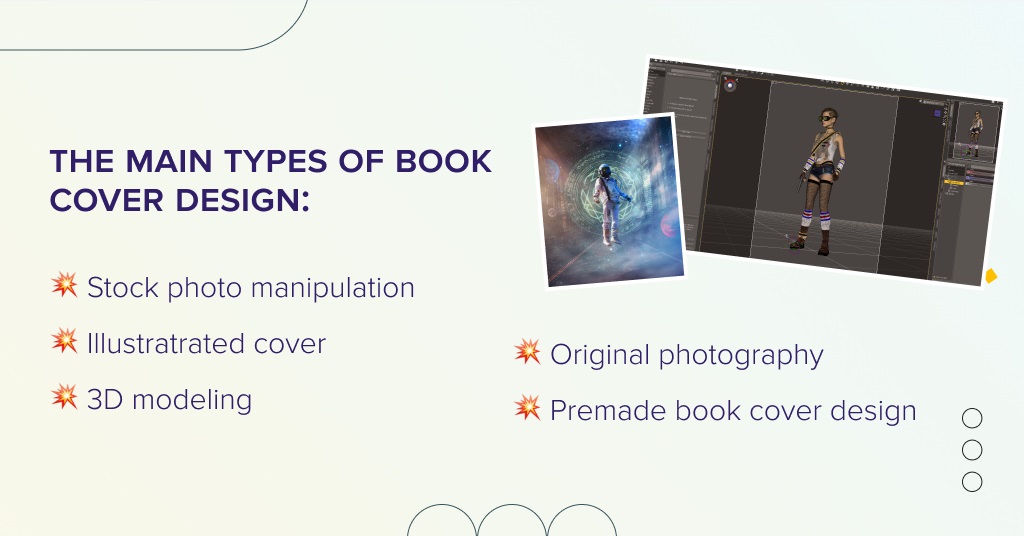 Main types of book cover design