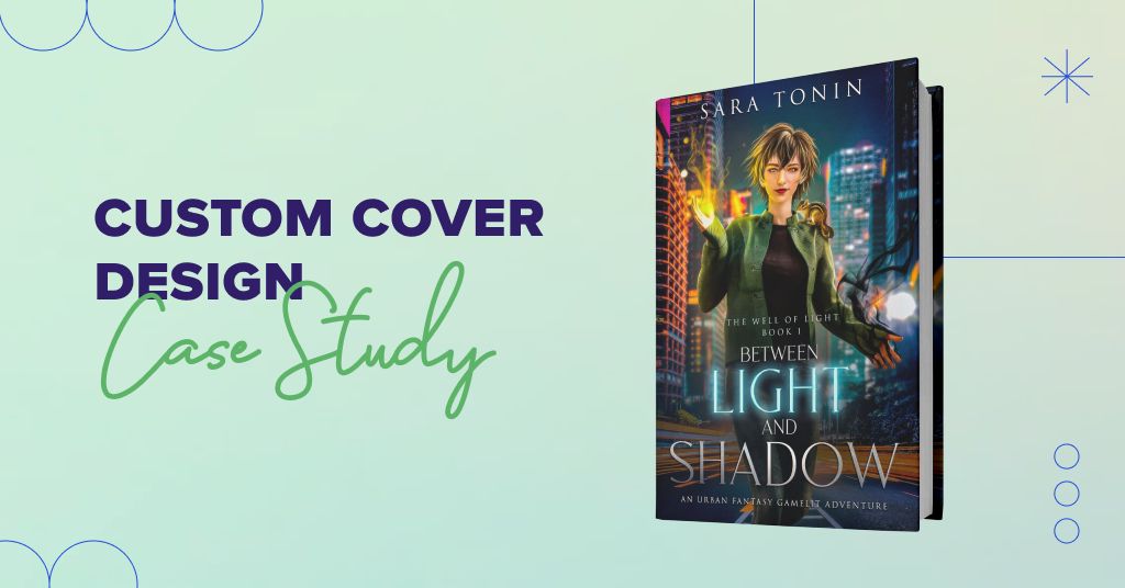 Custom Book Cover Design for Between Light and Shadow