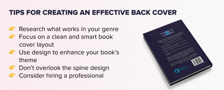 How to Create a Back Book Cover that Hooks Readers - MIBLART