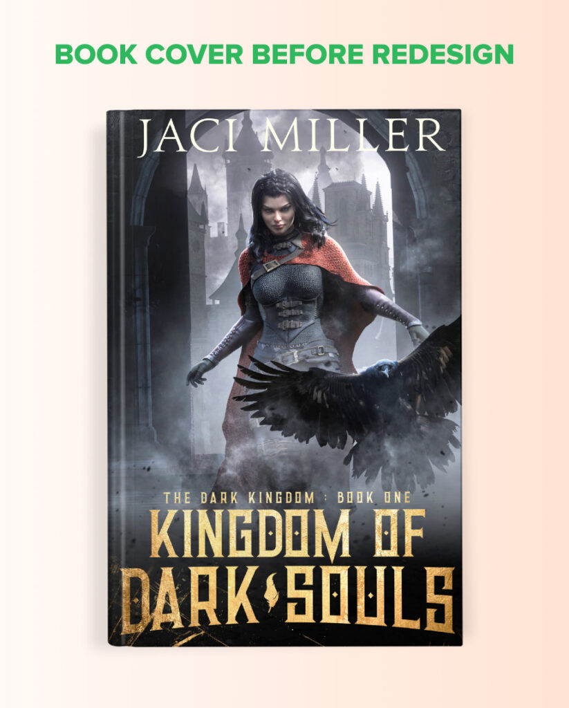 epic romantic fantasy book cover redesign
